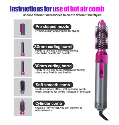 Hot Air Brush (5-in-1)